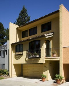 exterior of house with garage visible