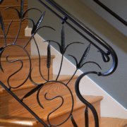 Bespoke, artful stair railing