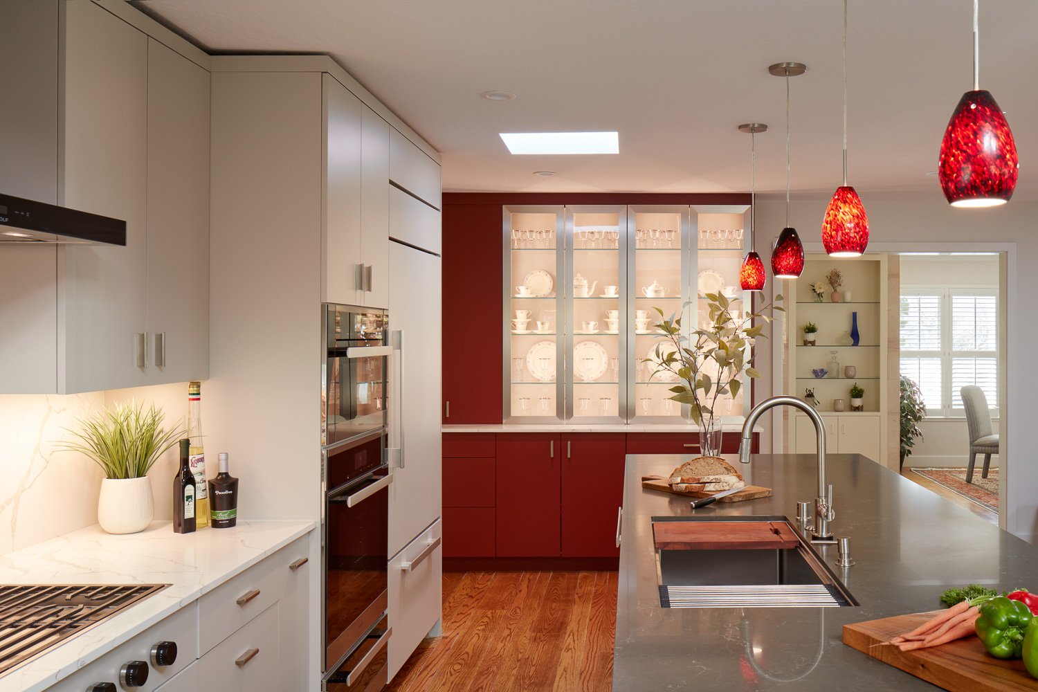 Colorful Contemporary Kitchen Remodel by Harrell Design + Build project photo