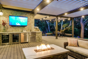 custom outdoor kitchen